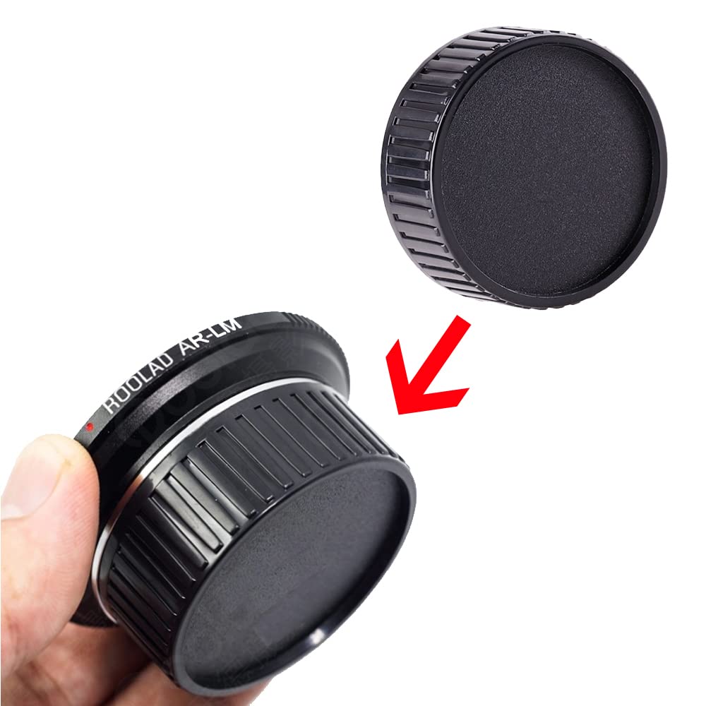 Camera Body Cap & Rear Lens Cover Compatible With Leica M Lm,Zeiss Zm, Voigtlander Vm Mount Lens Cover.(2 Pack)
