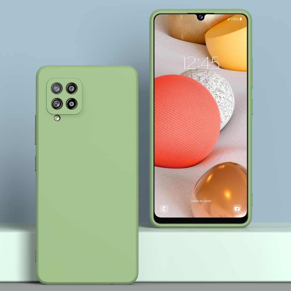 Wogroo For Samsung Galaxy A42 Case Green, Scratch Resistant With Soft Touch, Slim Thin Phone Cover For Samsung Galaxy A42