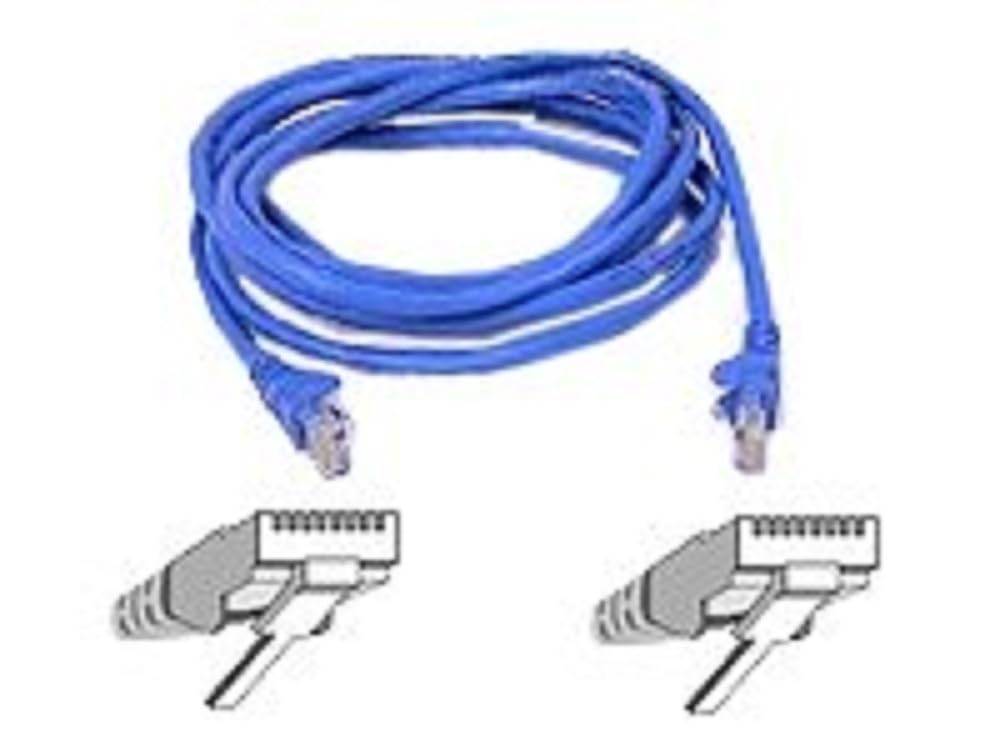 Belkin A3L791-05-Blu-S 5Ft Cat5E Snagless Patch Cable, Utp, Blue Pvc Jacket, 24A