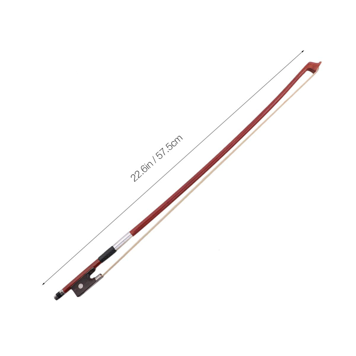 Vaguelly 1/4 Violin Bow With Horse Hair Light Weight Student Practice Violin Bow Childs (Random Color)