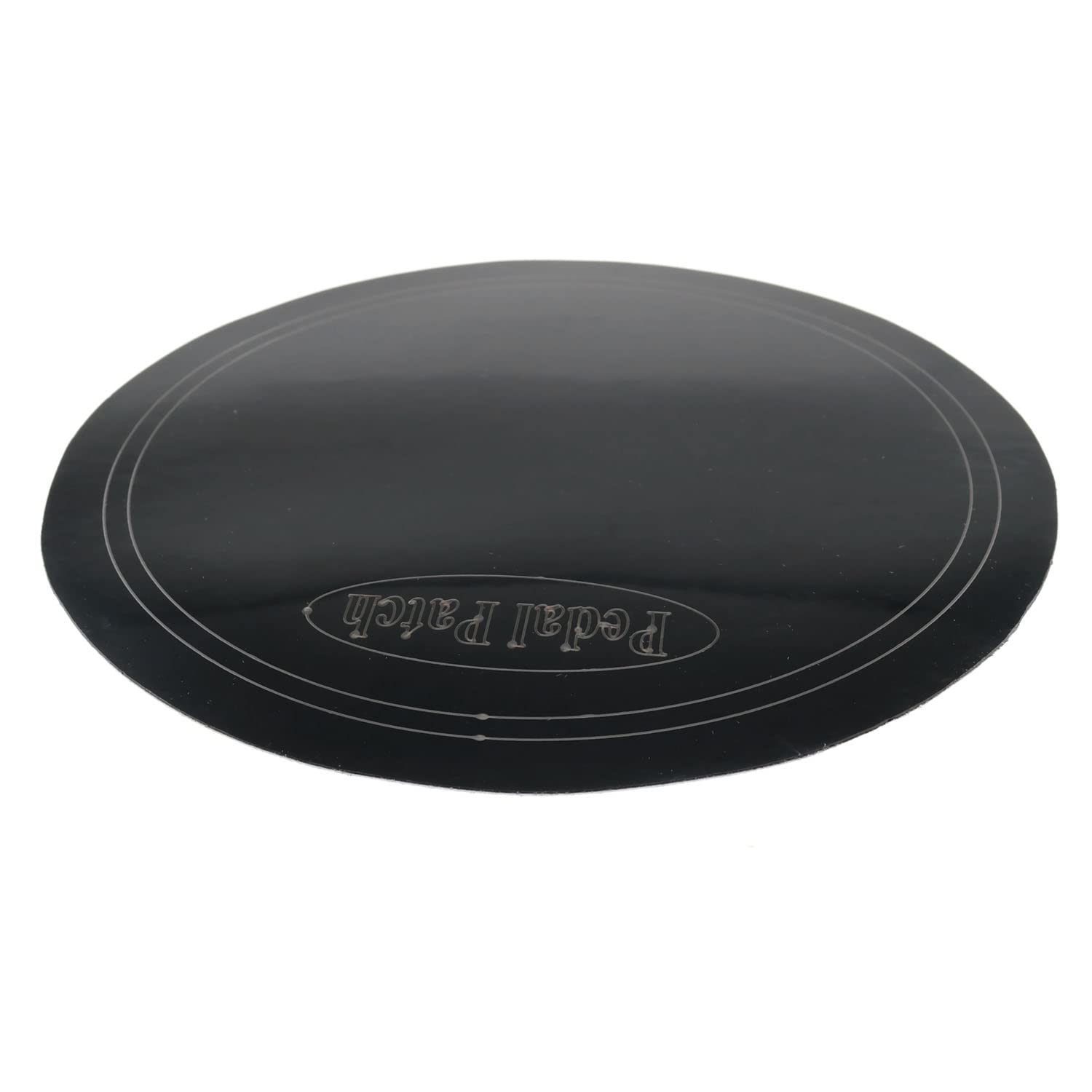 E Outstanding 2Pcs Black Single Pedal Patch Self Adhesive Drumhead Patch Protector For Kick Bass Durm Parts