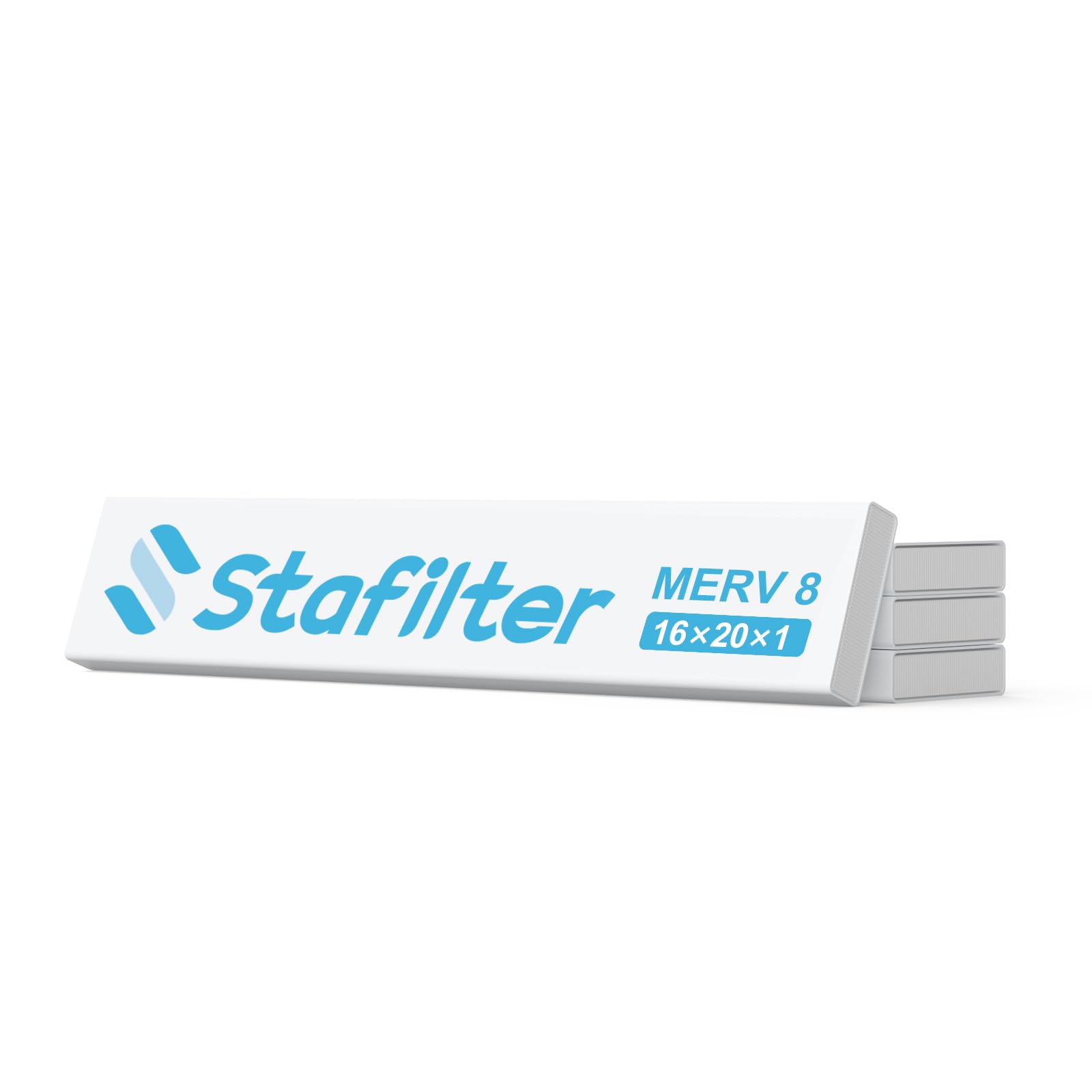 Stafilter Merv 8 16X20X1 Filter Refills, 4 Pack Replaceable Refills Media,Refills Paper For Stafilter 16X20X1 Reusable Frame Onl