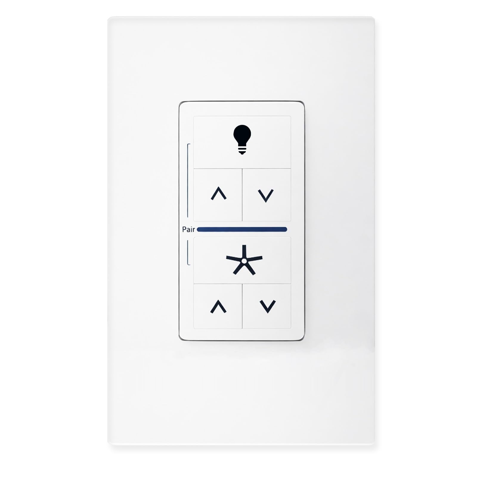 Ceiling Fan Wall Control Switch for Hunter and Casablanca, Compatible for Hunter 434MHz Frequency Ceiling Fan Remote, Wall Mount