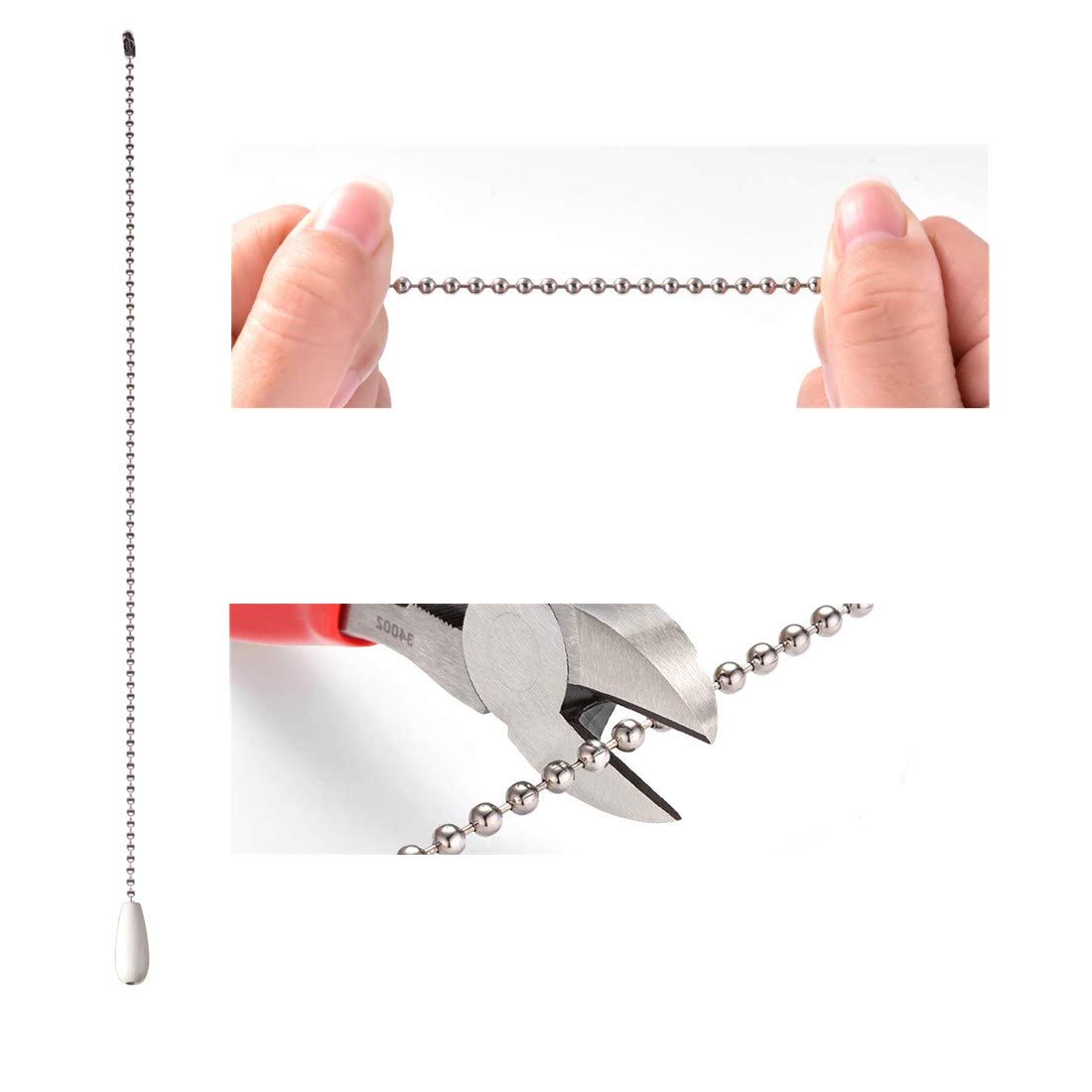 Ceiling Fan Chain Pulls White Wooden Pull Chain Extension For Ceiling Light Fan Chain 6 Pack