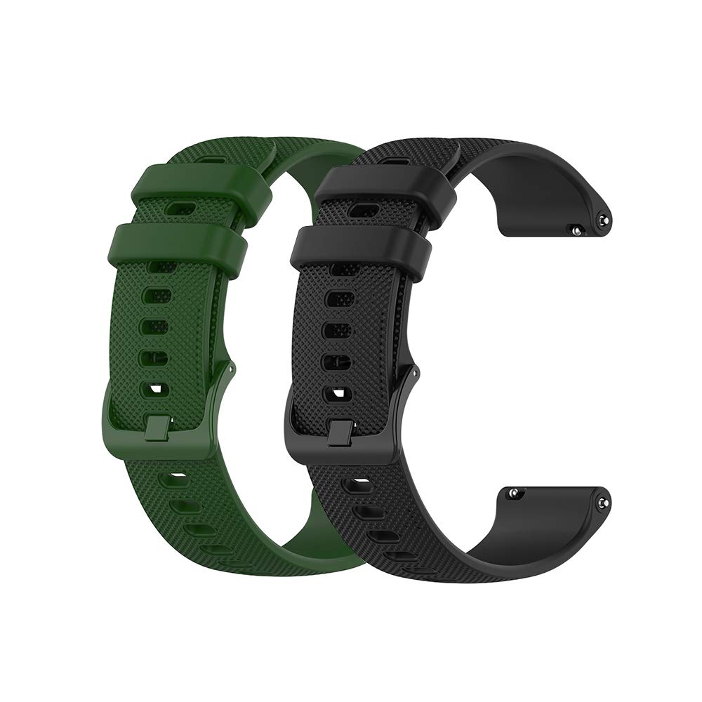 Yeejok 22Mm Silicone Bands Compatible For Fossil Gen 5E 44Mm/Gen 5 Lte/Gen 5 Men 'S Carlyle/Garrett/Women 'S Julianna Smart Watc