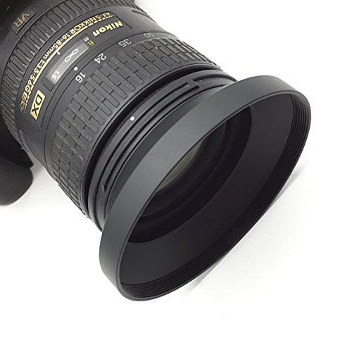 Sioti 52Mm Lens Hood, Matte Treatment Inside, Aluminum Material, Compatible With All Camera Lens S/C/N/F/O/P Etc.(52Mm)