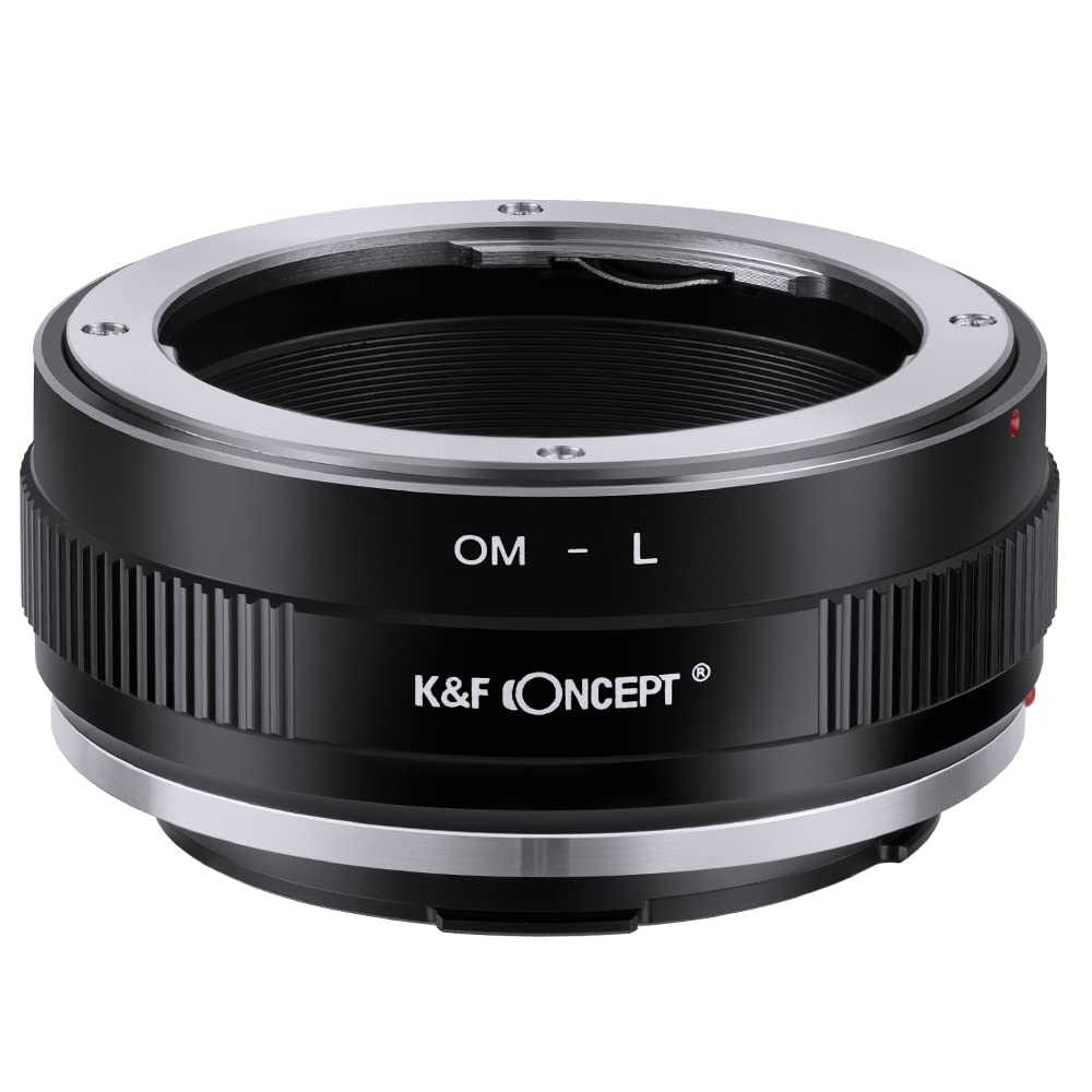 K&F Concept Lens Mount Adapter Om L Manual Focus Compatible With Olympus Om Slr Lens To L Mount Camera Body