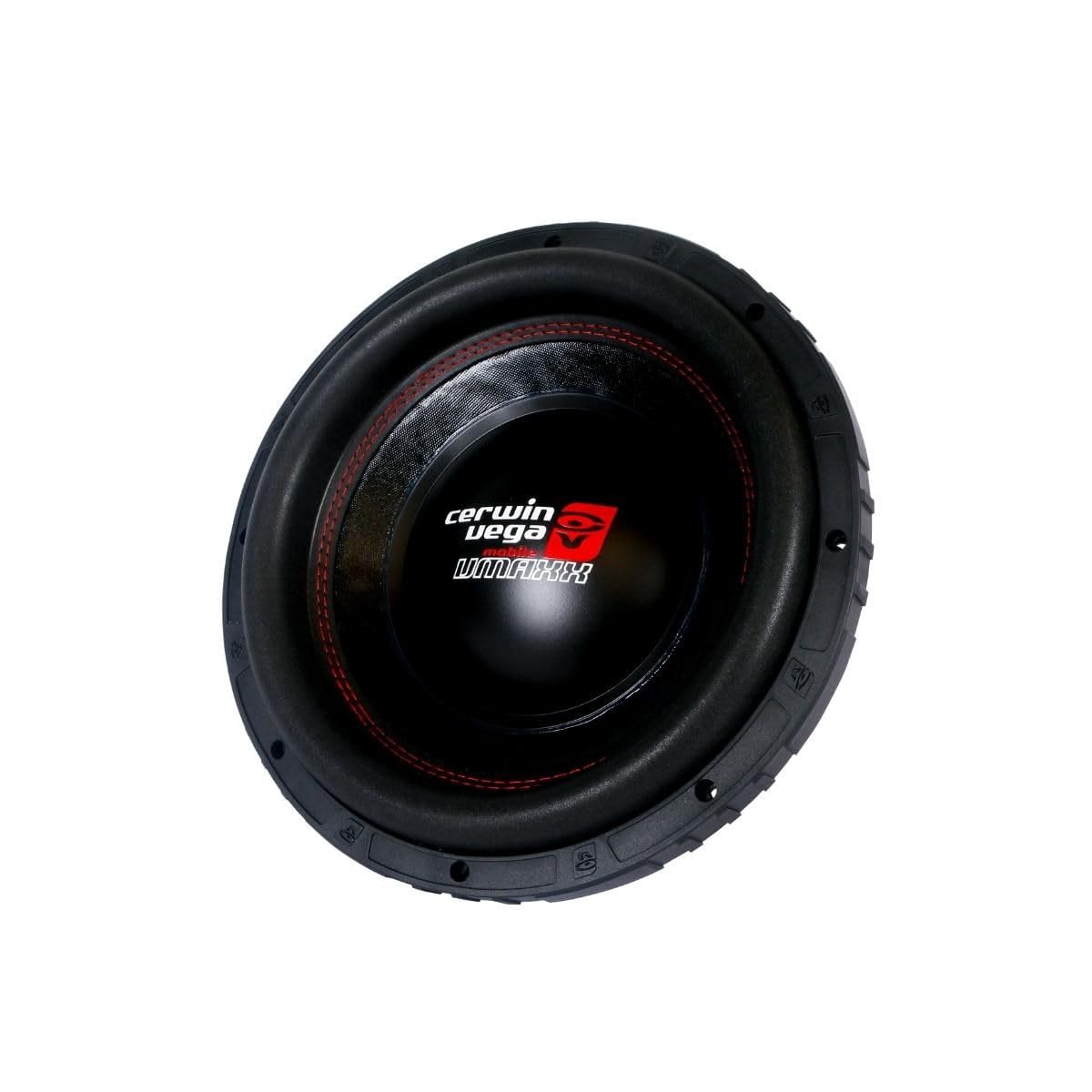 Cerwin-Vega! Vmaxx 8 500W Rms 2-Ohm High-Performance Subwoofer - Heavy Duty Aluminum, Black Semi-Pressed Cone, Advanced Cooling,