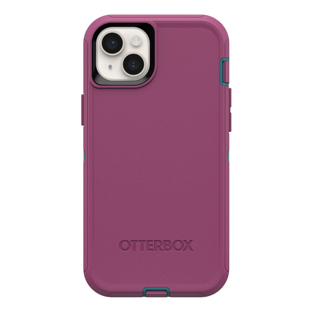 Otterbox Iphone 14 & Iphone 13 (Only)   Defender Series Case   Canyon Sun (Pink)   Rugged & Durable   With Port Protection   Inc