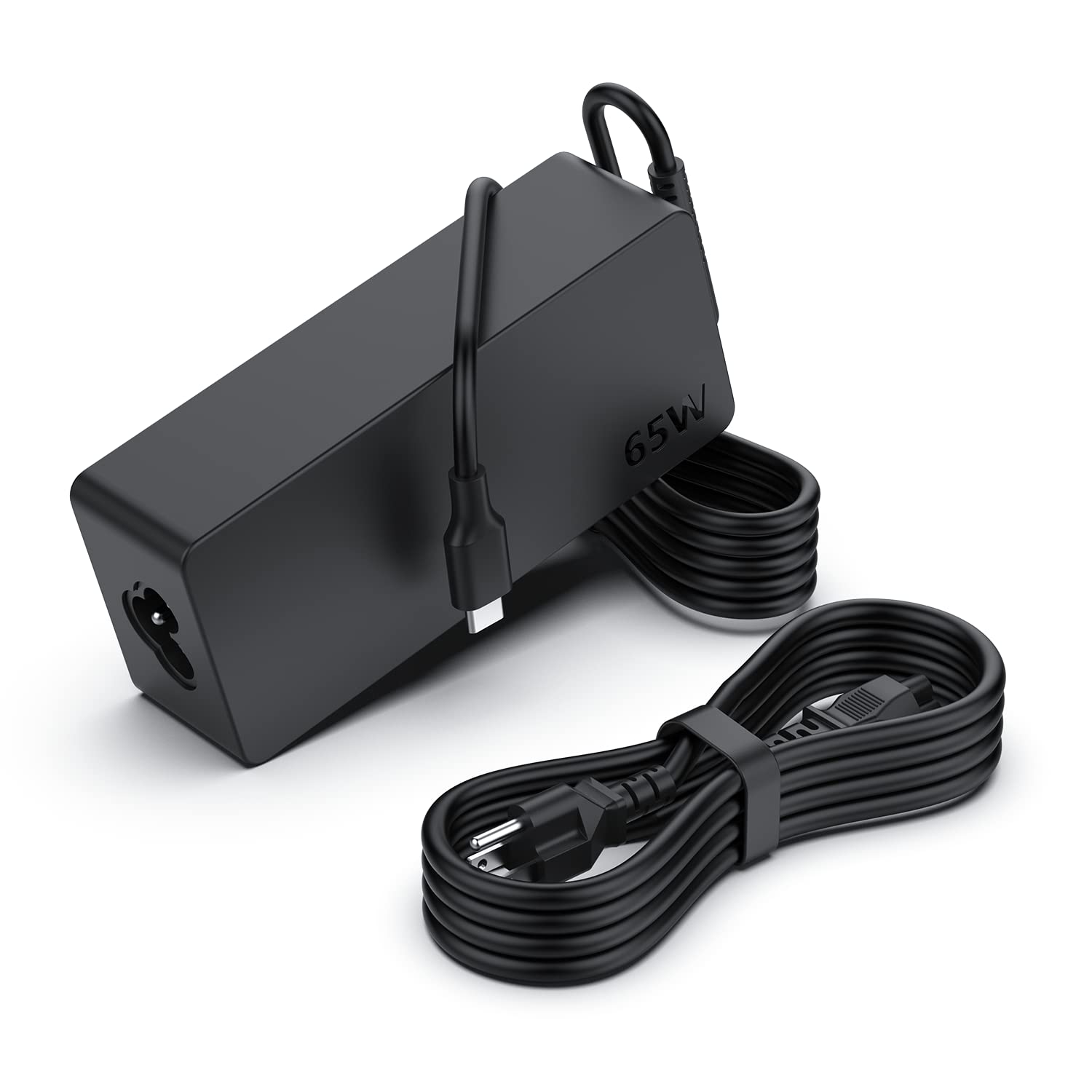 Universal 65W Usb C Laptop Charger Fast Power Adapter For Mac Book Pro Lenovo Dell Xps Hp Asus Acer And Other Laptops/Smart Phones With Usb C