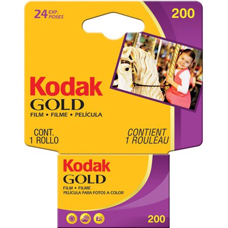 Kodak Kodacolor Gold 200 GB Color Negative Film ISO 200, 35mm Size, 24 Exposure, *Grey*