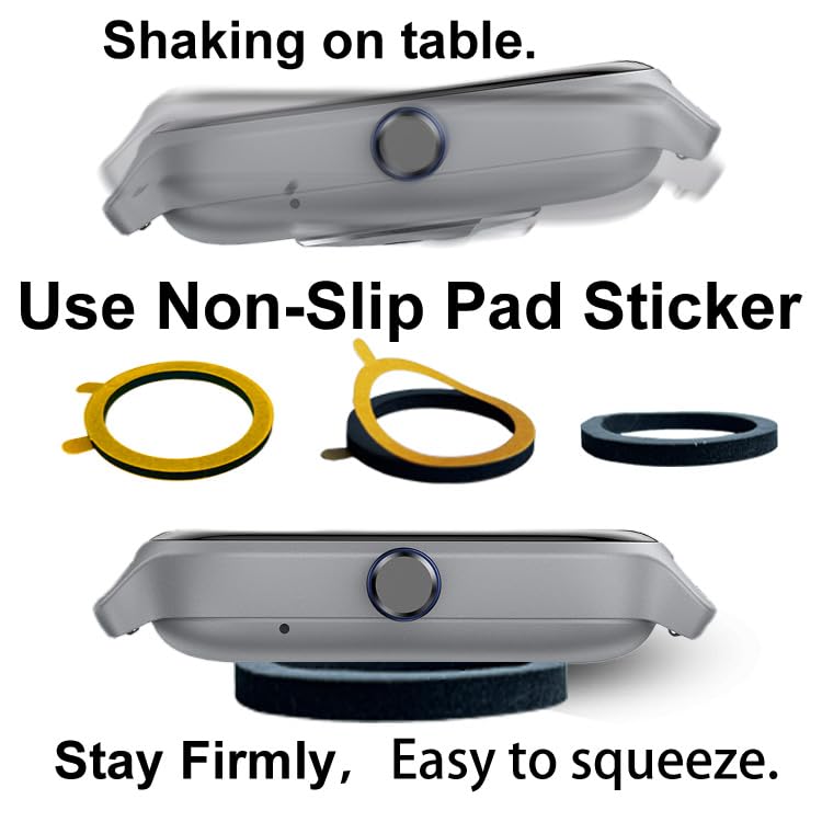 Smaate Screen Protector Compatible With Trausi Tg08 1.83    Fitness Tracker Smart Watch, 6-Pack Soft Tpu, Full Coverage, Bubble