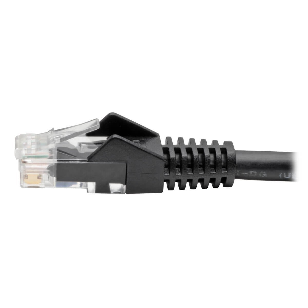 Tripp Lite Cat6 Gigabit Ethernet Snagless Molded Patch Cable 24 Awg 550Mhz Premium Utp, Black, Rj45 M/M 8 (N201-008-Bk)