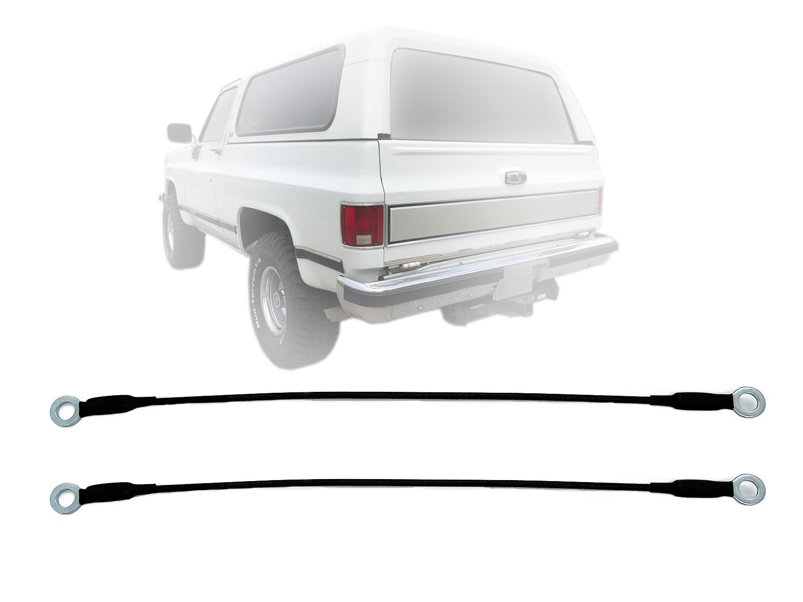 APA Replacement 22 Tailgate Cable for 1973-1991 Blazer Jimmy Pair Passenger and Driver Side 6274850 GM1918100