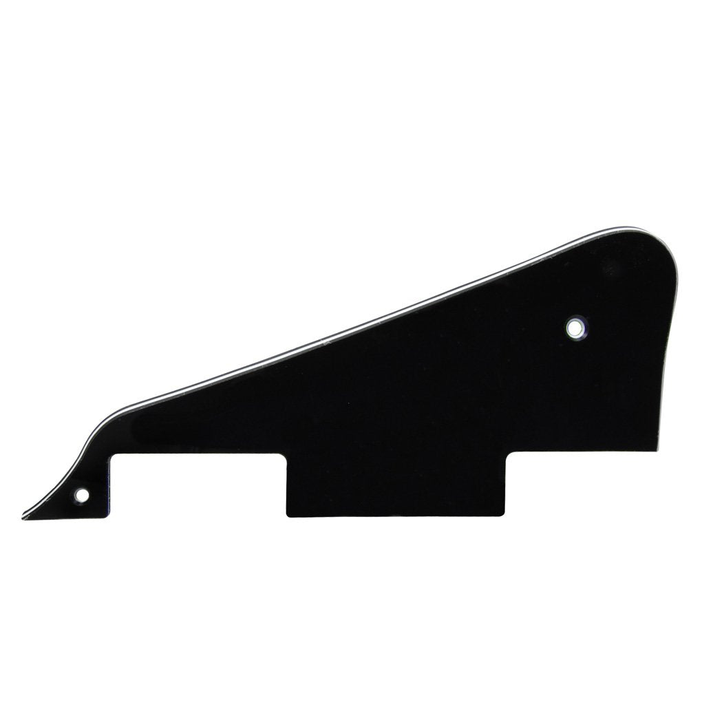 Fleor 3Ply Black Pickguard Back Plate Screws Set & Switch Ring & Truss Rod Cover Plate & Black Bracket Fit Gibson Les Paul Pickg