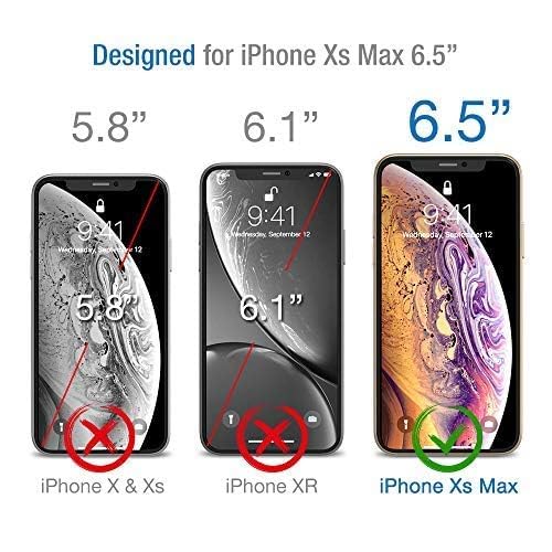 Tethys Glass Screen Protector Designed For Apple Iphone 11 Pro Max/Iphone Xs Max (6.5') [Edge To Edge Coverage] Full Protection Durable Tempered Glass [Guidance Frame Included]   Pack Of 3