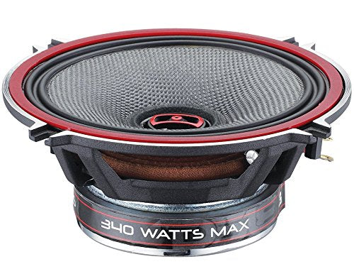 Ds18 Exl-Sq5.25 - Car Speaker 5.25 Inch High Sound Quality Glass Fiber 2 Way 3-Ohms Speaker - Sleek Compact Design With A Chrome