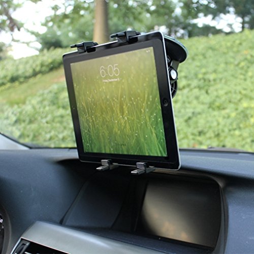 360 Degree Rotatable Windshield Car Mount Window Tablet Holder For Ipad Air, Air 2   Ipad Mini 2, 3, 4, Retina Display   Ipad 2,