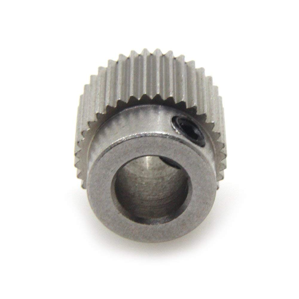 3Dman Mk7/Mk8 Extruder Gear 36 Teeth Bore 5Mm Stainless Steel Drive Gear For 3D Printers  10Pcs