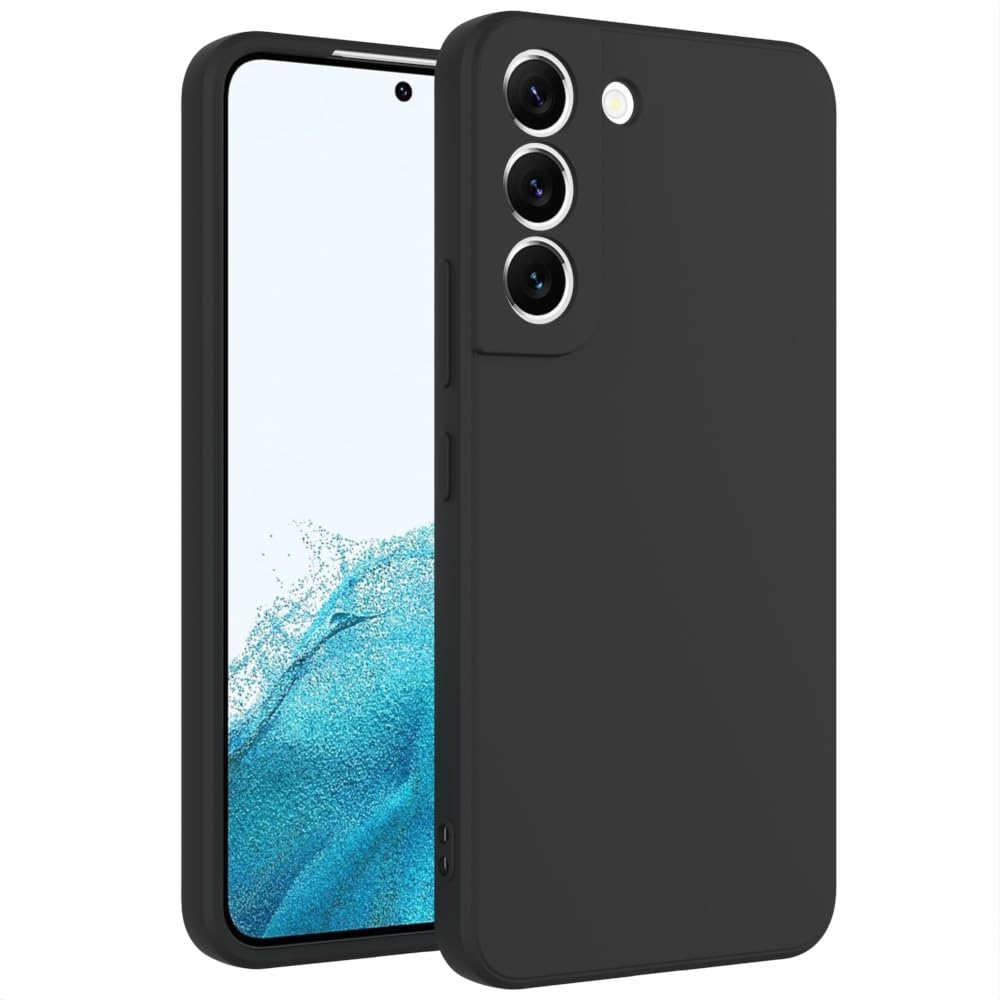 Wogroo For Samsung Galaxy S22 Plus Case Black, Scratch Resistant With Soft Touch, Slim Thin Phone Cover For Samsung Galaxy S22 P