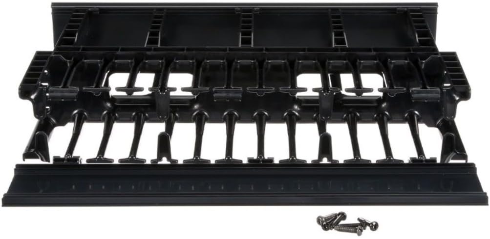 Panduit Nm2 Horizontal Cable Manager, Black