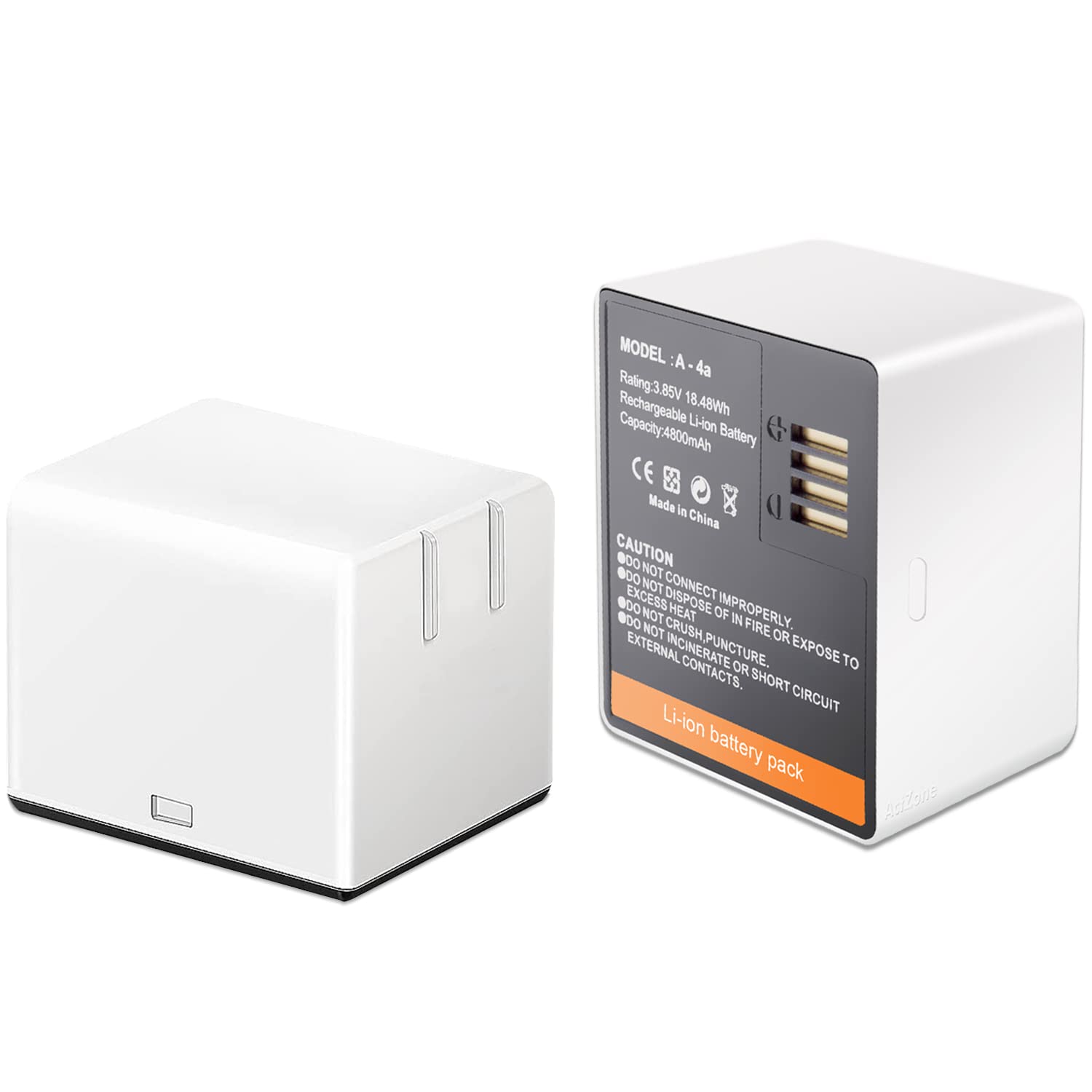 2 Pack Batteries Compatible With Arlo Pro 3, Arlo Pro 4, Arlo Ultra, Arlo Ultra 2 Camera Vma5400& Vma5400C 4800Mah 3.85V A 4A Re