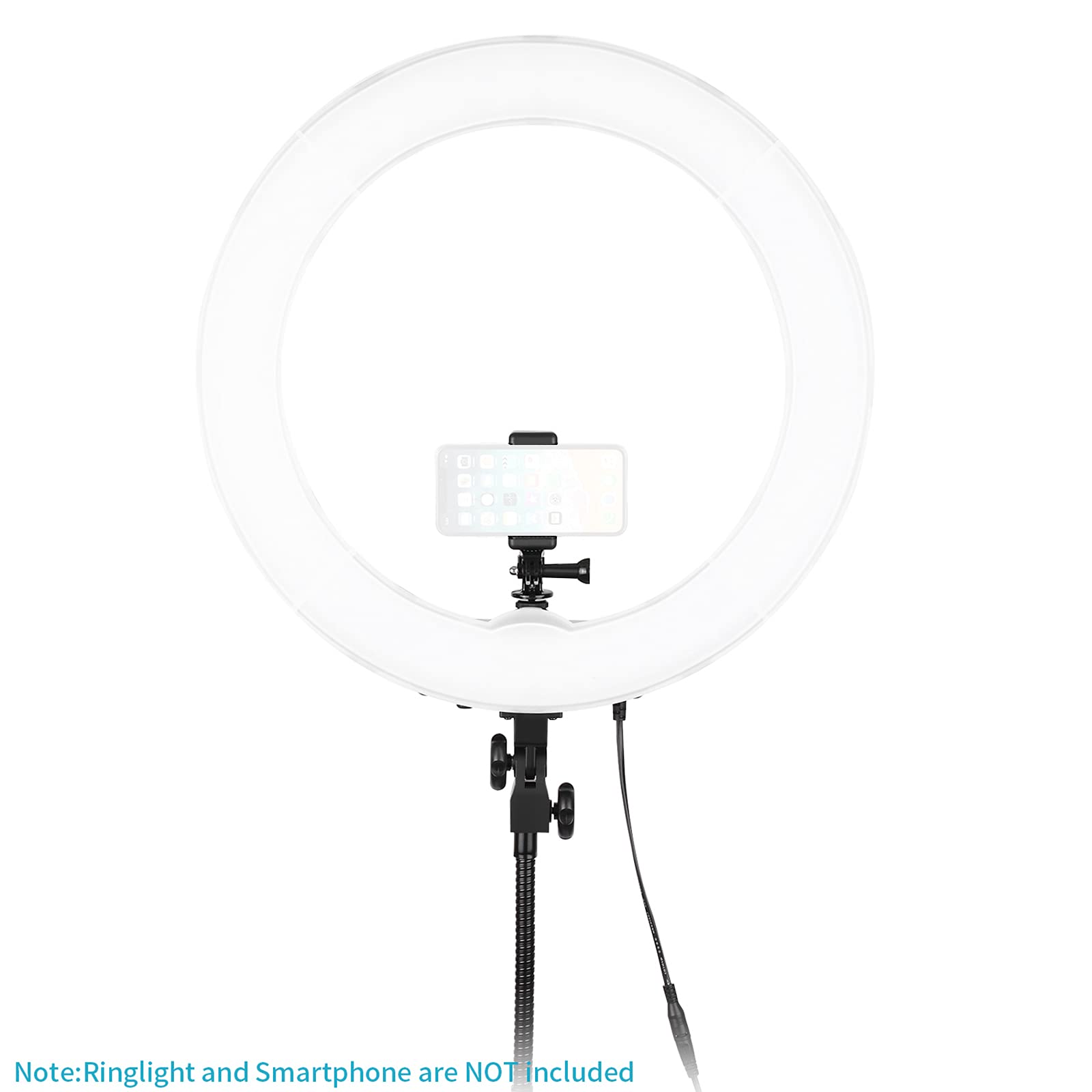 Neewer Phone Holder / Hot Shoe Mount Adapter Kit Compatible With Action Camera Gopro Hero 11 10 9 8 7 6 5, Dji Osmo Action/Actio