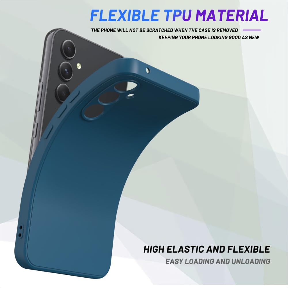 Wogroo For Samsung Galaxy A14 5G Case Dark Blue, Scratch Resistant With Soft Touch, Slim Thin Phone Cover For Samsung Galaxy A14