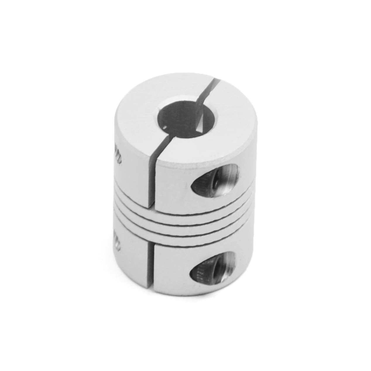 Befenybay 2Pcs 5Mm To 8Mm Flexible Shaft Coupling 25Mm Length 20Mm Diameter For Stepper Motor Coupler Aluminum Alloy For 3D Prin