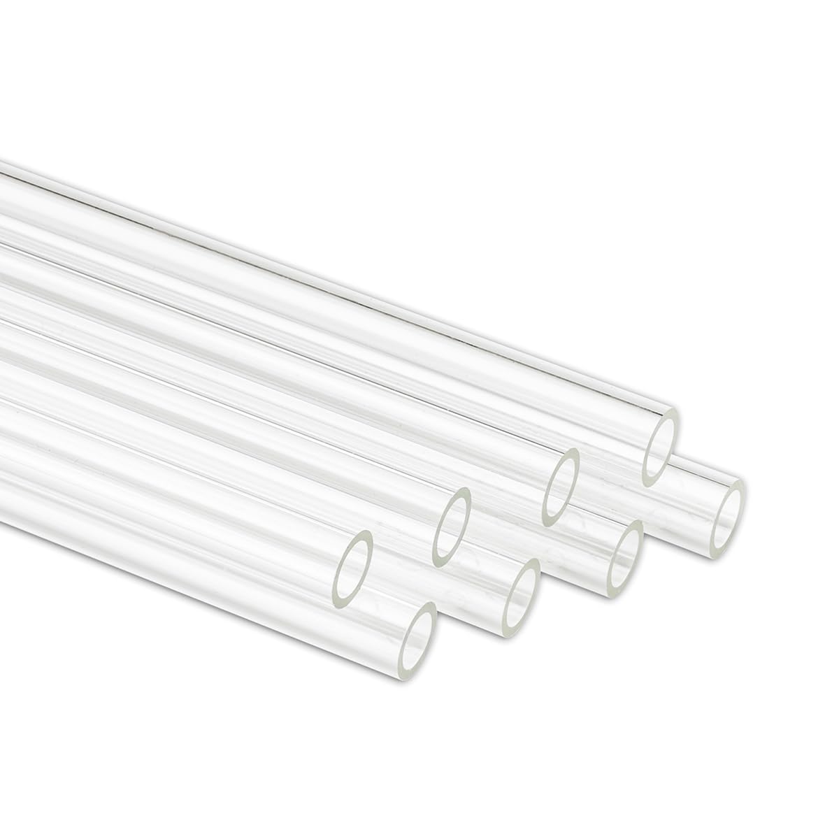 Ekwb Ek Hd Petg Tube, 12/16Mm, 500Mm, Clear, 8 Pack