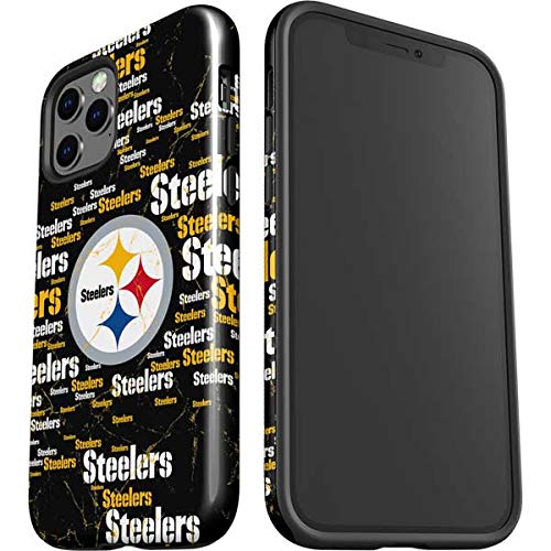 Skinit Impact Phone Case Compatible With Iphone 12 Pro   Officially Licensed Nfl Pittsburgh Steelers Black Blast Design