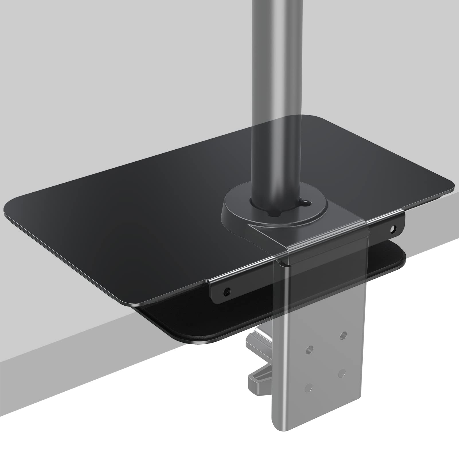 Mount Pro Monitor Mount Reinforcement For Thin Desk And Other Fragile Table Tops, Steel Bracket Plate Fits Monitor Arm And Monit