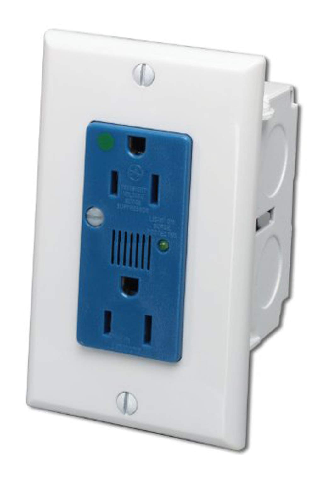 Leviton 47605 Acs J Box Surge Protective Kit   Single Ac Power Module,White/Blue