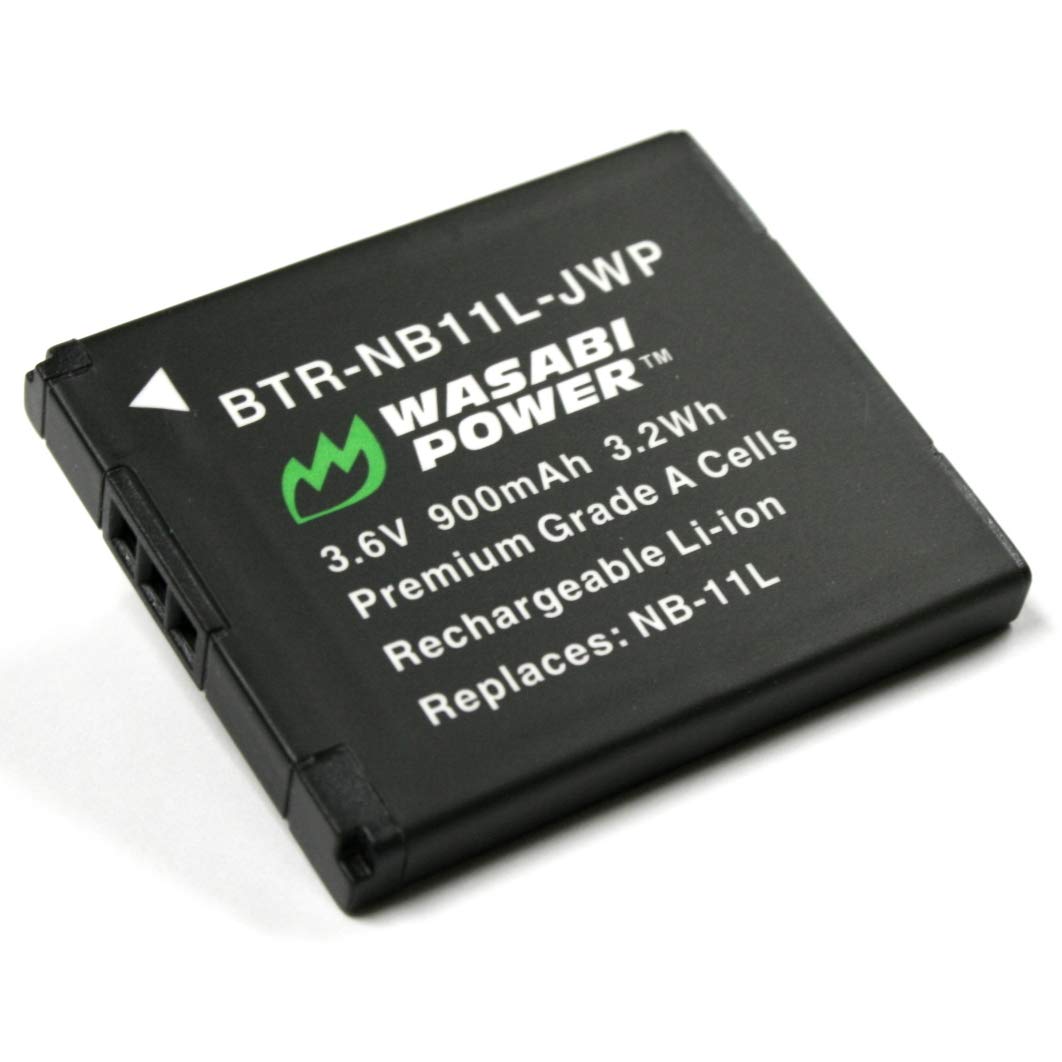 Wasabi Power Battery for Canon NB-11L, NB-11LH and Canon PowerShot A2300 IS, A2400 IS, A2500, A2600, A3400 IS, A3500 IS, A4000 I