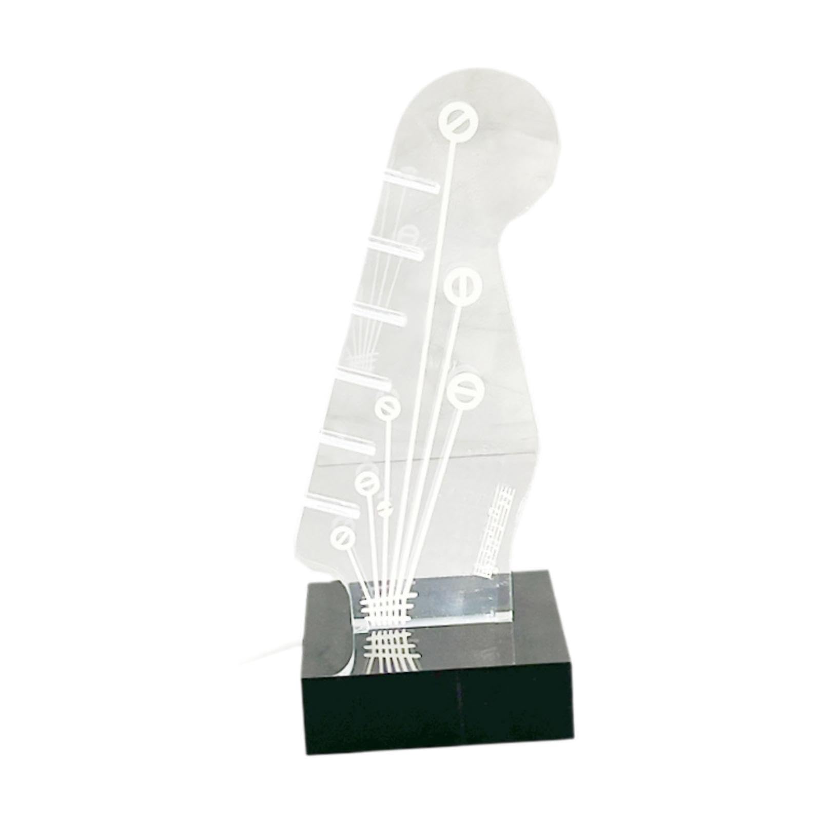 Myaddiction Light Up Guitar Pick Holder Practical For Picks Storage And Display Luminous