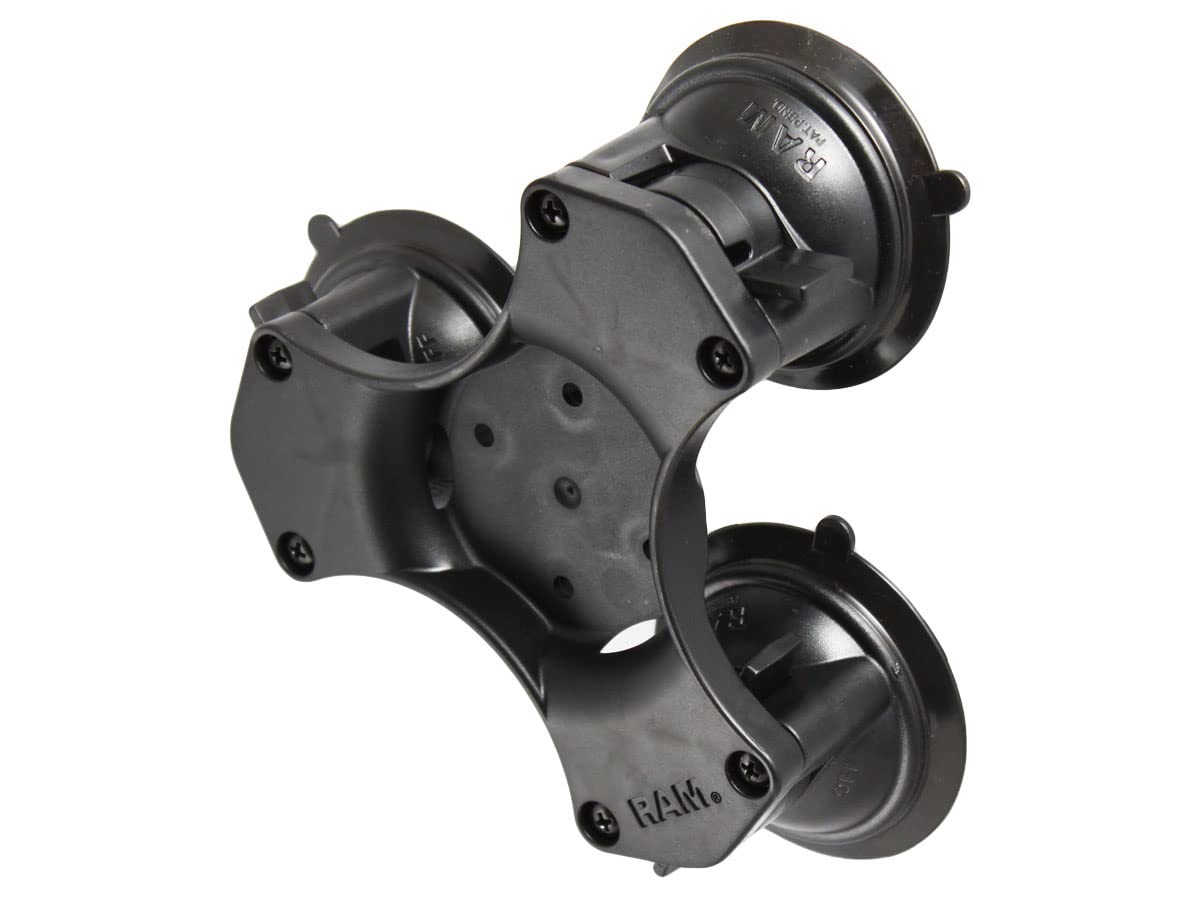 RAM Mounts (RAP-365-224-1BU Triple Suction Cup Base with O Ball