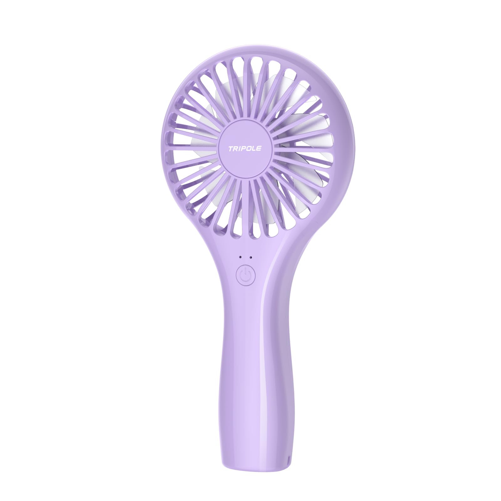 Tripole Handheld Fan Mini Personal Fan, Portable Battery Operated Fan Usb Rechargeable Small Fan For Travel Outdoor Events Weddi