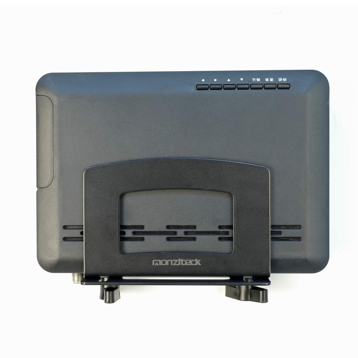 Monzlteck Adjustable Small Device Wall Mount Or Vesa Mount Behind The Monitor |Design For Streaming Media Player, Switch, Wii,Ca