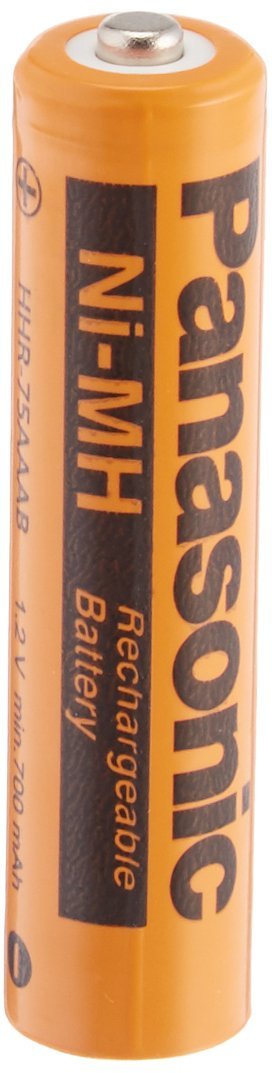 Panasonic Hhr 75Aaa/B 4 Ni Mh Rechargeable Battery For Cordless Phones, 700 Mah (Pack Of 4)