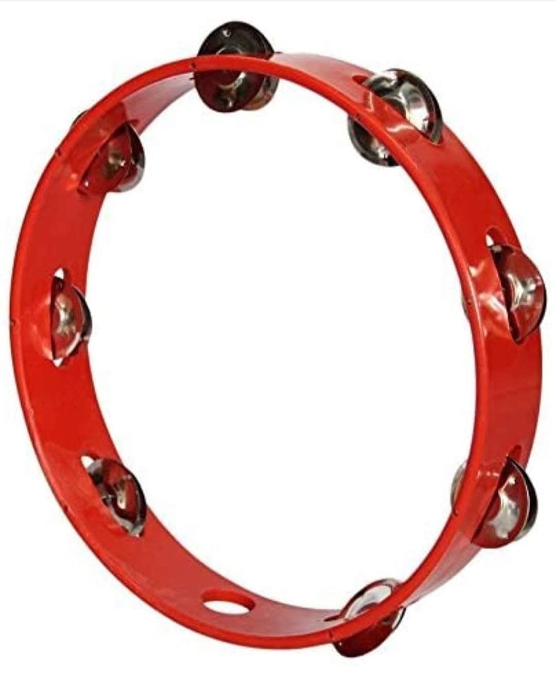 Music Man Red 12 Inch Tambourine