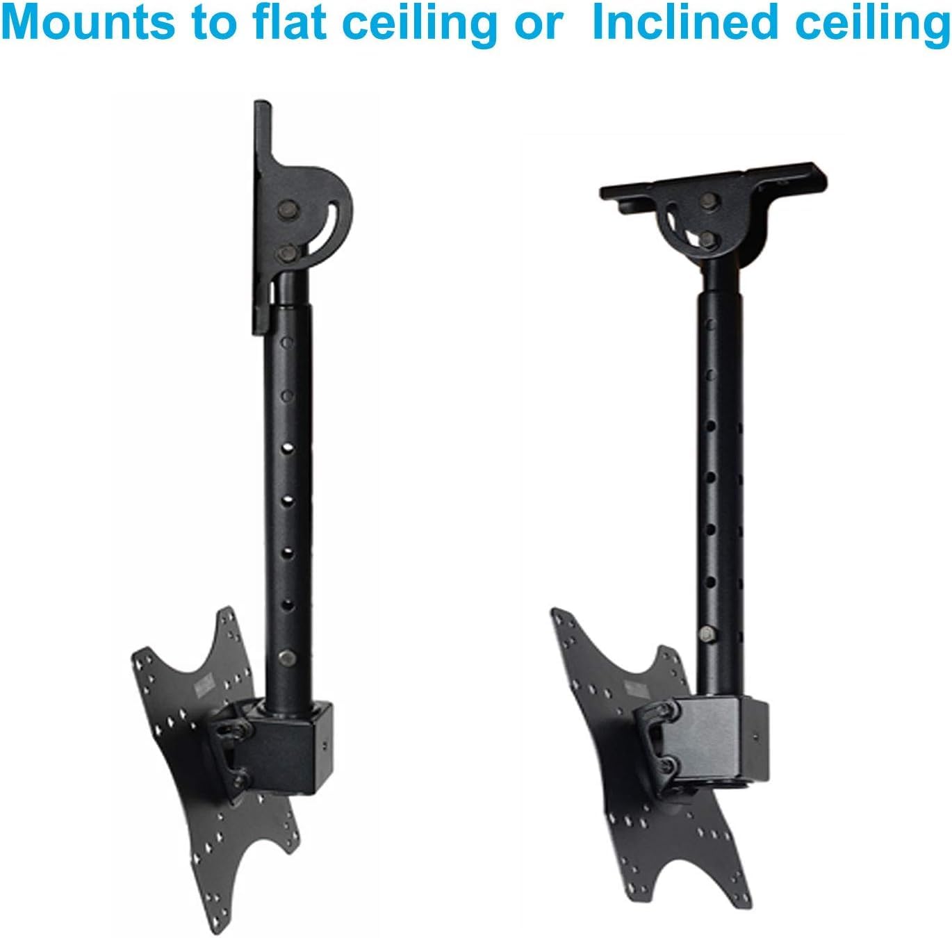 Videosecu Tv Monitor Ceiling Mount Tilt Swivel Lcd Uhd Fits Most 32- 40 Lcd Led Flat Panel Display Max Vesa 200X200 Mm Max Loadi