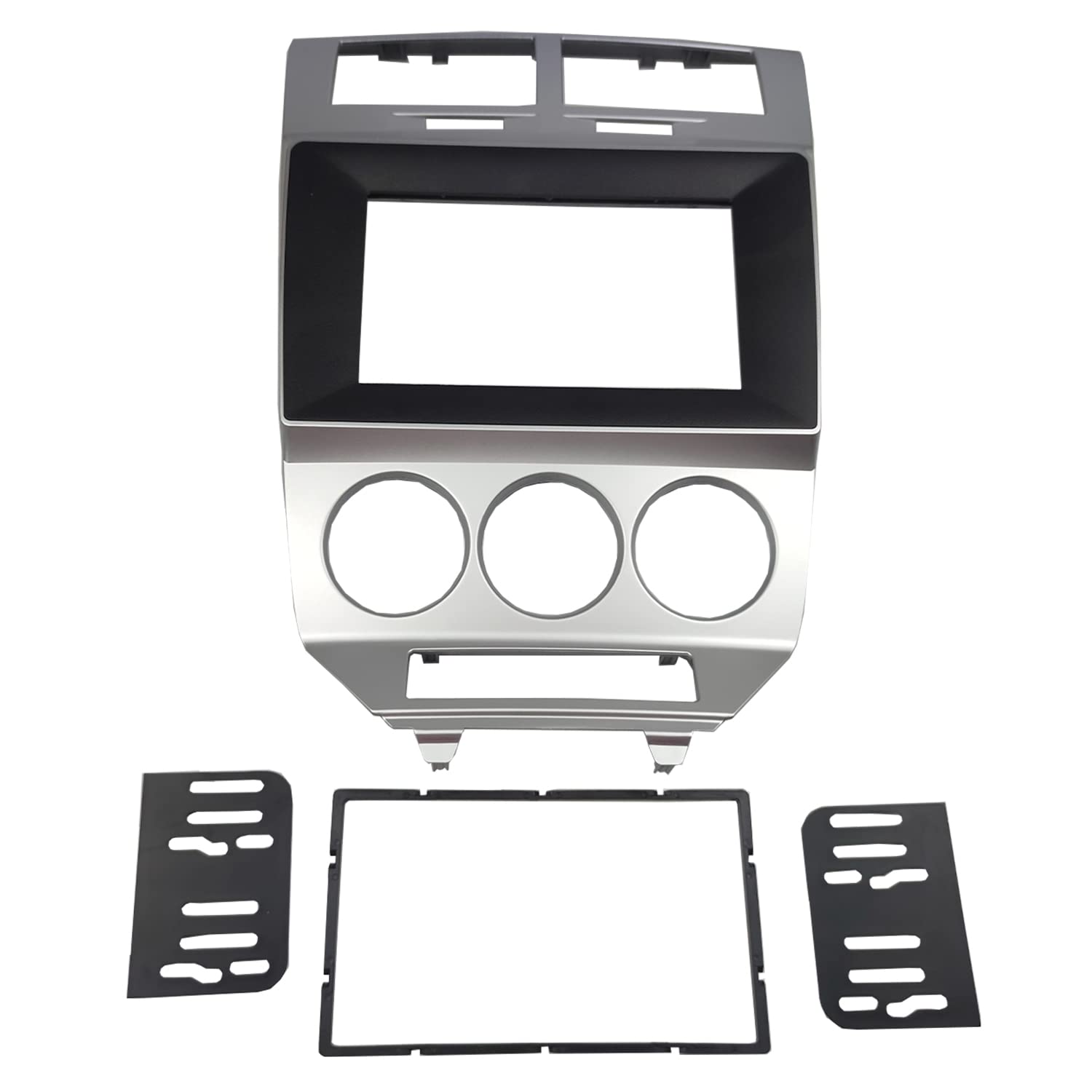 Dkmus Radio Stereo Dash Installation Mount Trim Kit Compatible With Dodge Caliber 2007 2010 For 10.1' And Double Din