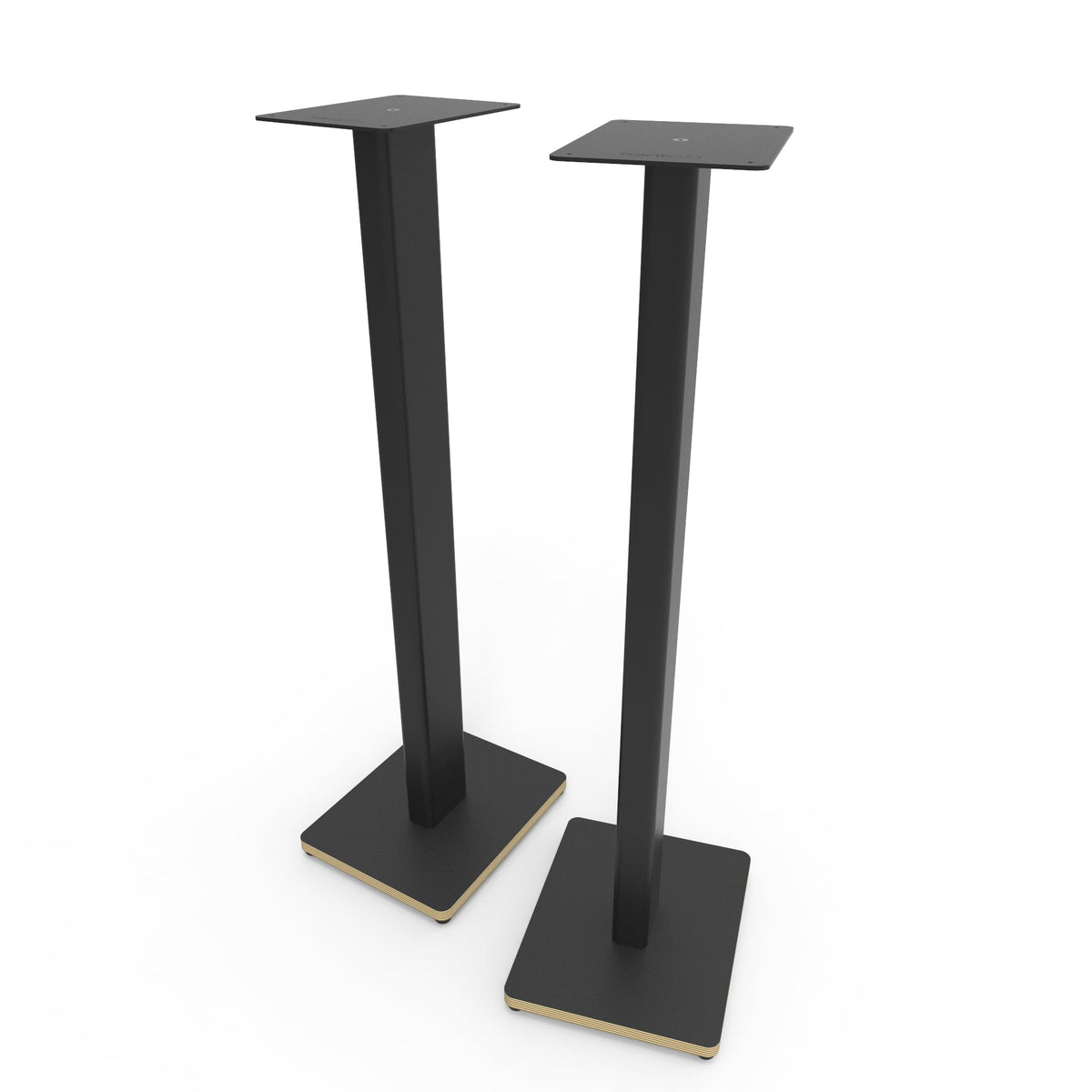 Kanto St34P 34    Universal Floor Speaker Stands For Bookshelf Speakers Up To 30 Lbs | Improved Sound | Hidden Cable Management