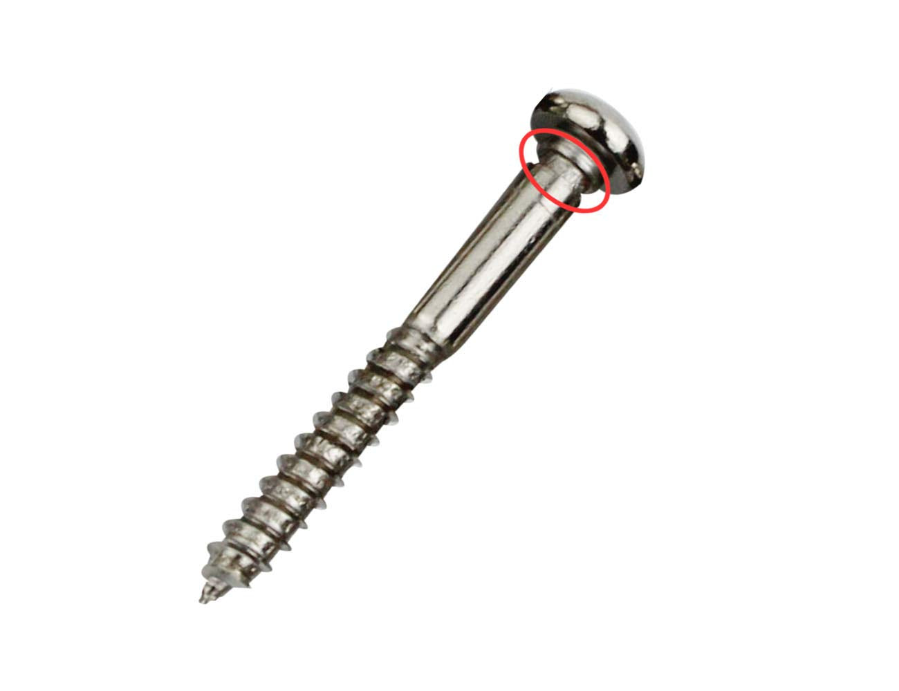 Guyker 6Pcs String Lock Mounting Screws With Notch For Tremolo System Bridge Saddles Tailpiece Accessories Electric Guitar