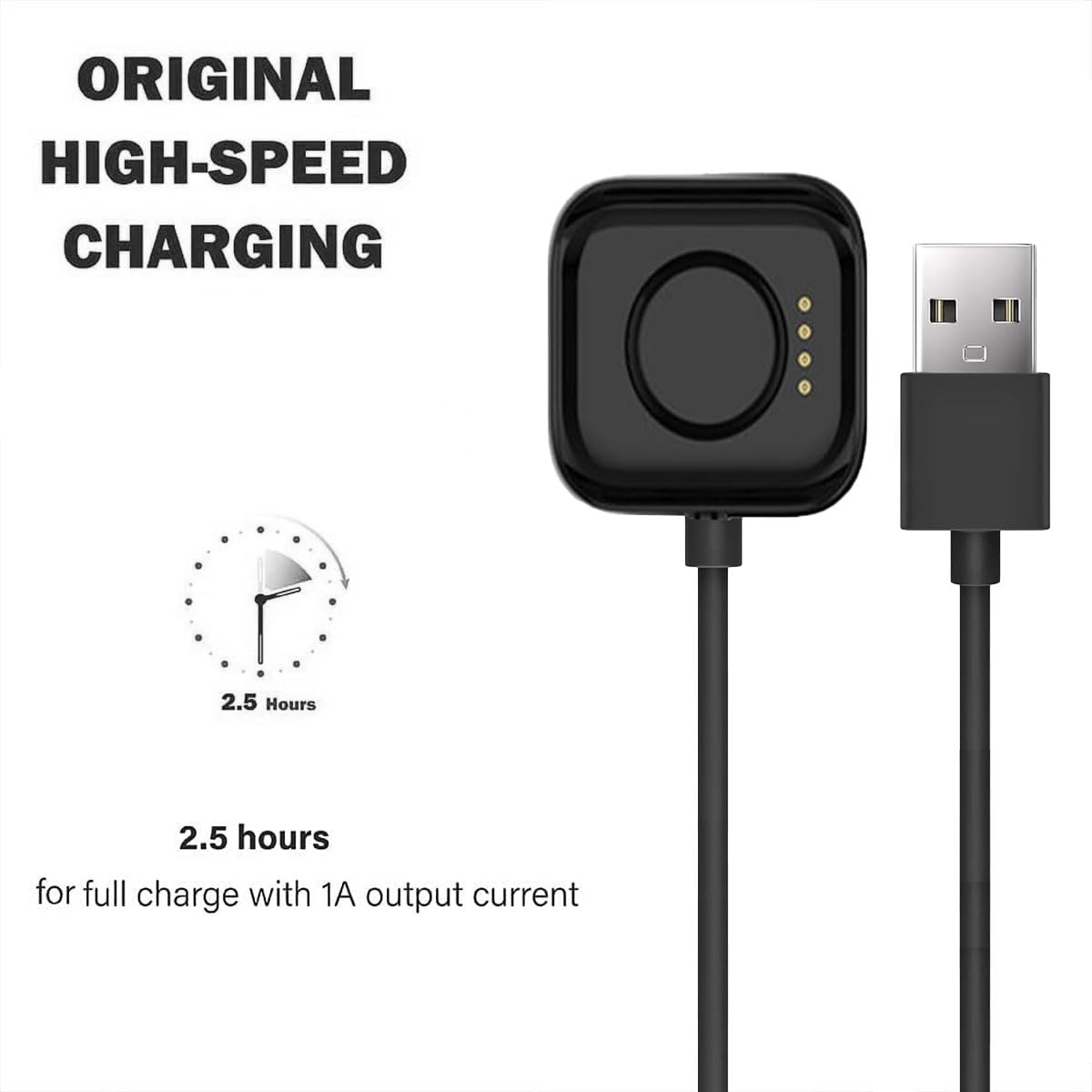 Charger Compatible With Oneplus Watch 3/2 / 2R, 3.3Ft Smart Watch Replacement Usb Charging Magnetic Cable Cord