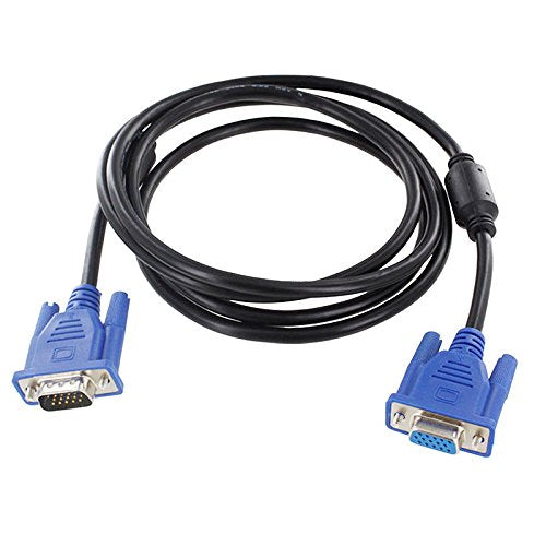 Axgear Vga Extension Cable 6Ft Lcd Tv Monitor Male To Female 15 Pin Cord