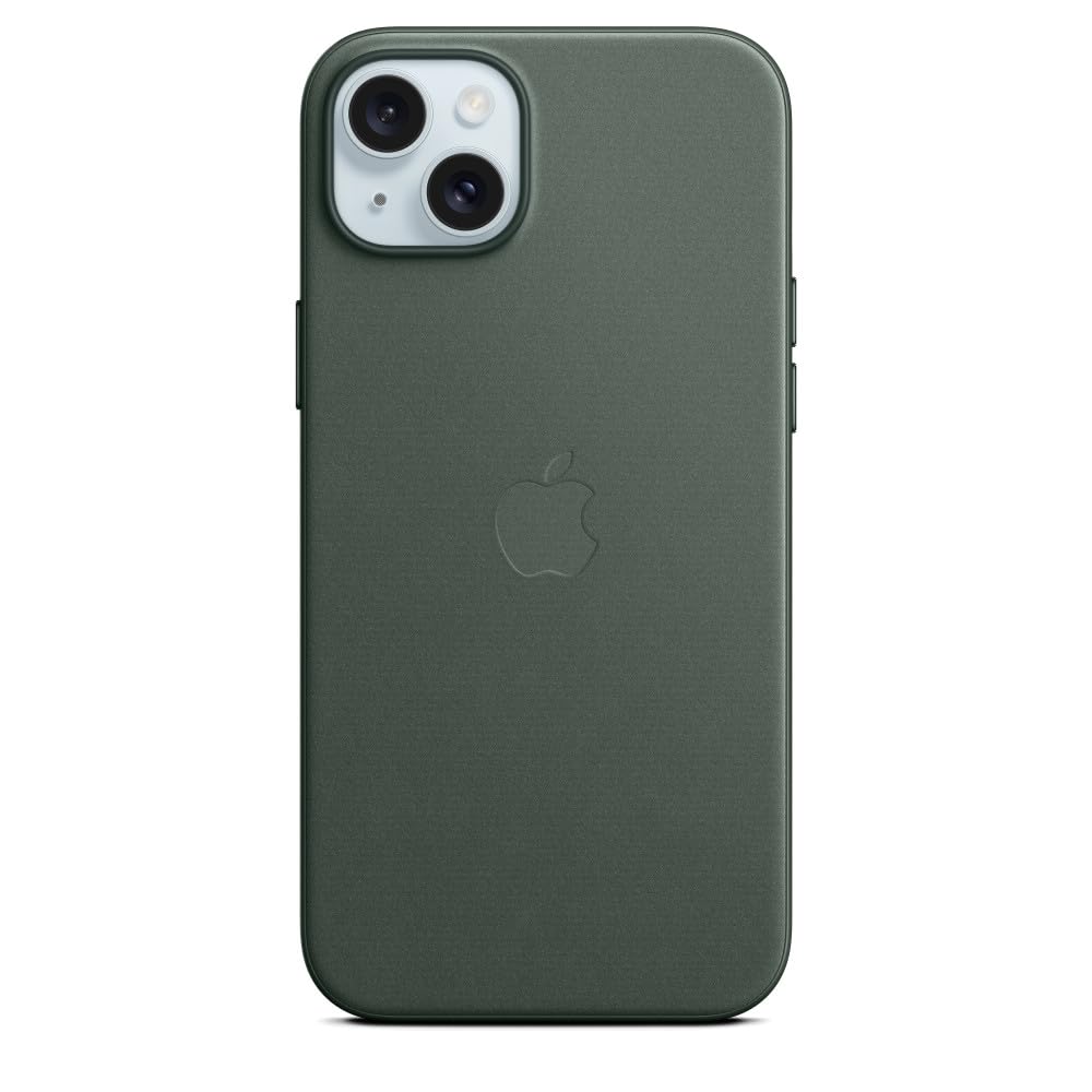 Apple Iphone 15 Plus Finewoven Case With Magsafe   Evergreen