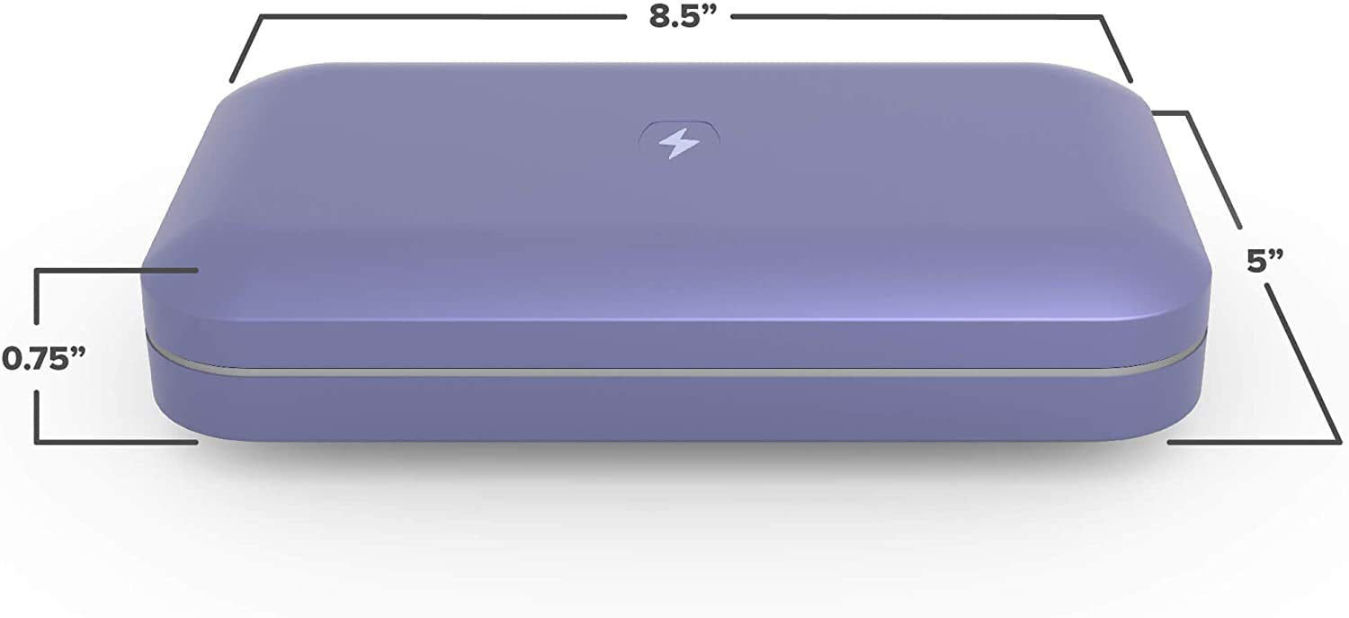 Phonesoap 3 Uv Cell Phone Sanitizer And Dual Universal Cell Phone Charger | Patented And Clinically Proven 360 Degree Uv Light S