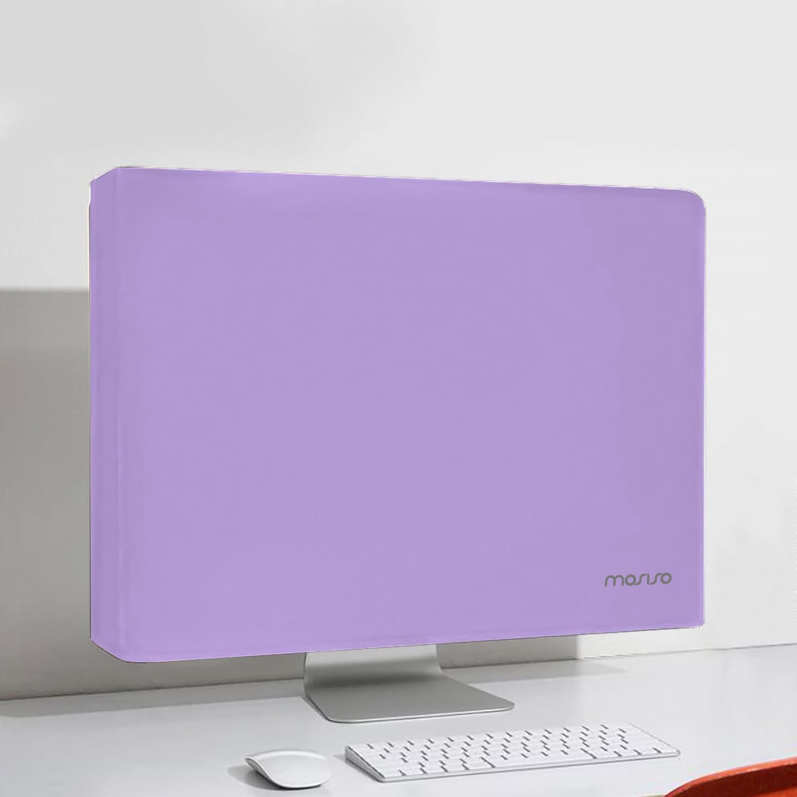 Mosiso Monitor Dust Cover 26, 27, 28, 29 Inch Anti Static Dustproof Lcd/Led/Hd Panel Case Computer Screen Protective Sleeve Compatible With Imac 27 Inch, 26 29 Inch Pc, Desktop And Tv, Purple