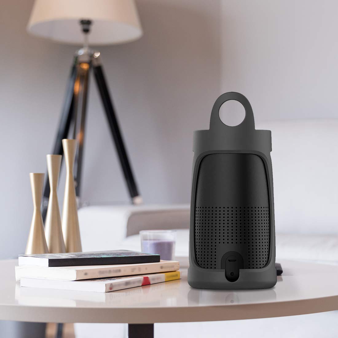 Geekria Silicone Speaker Case Cover, Compatible With Bose Soundlink Revolve Case, Protective Waterproof Soft Skin, Replacement B